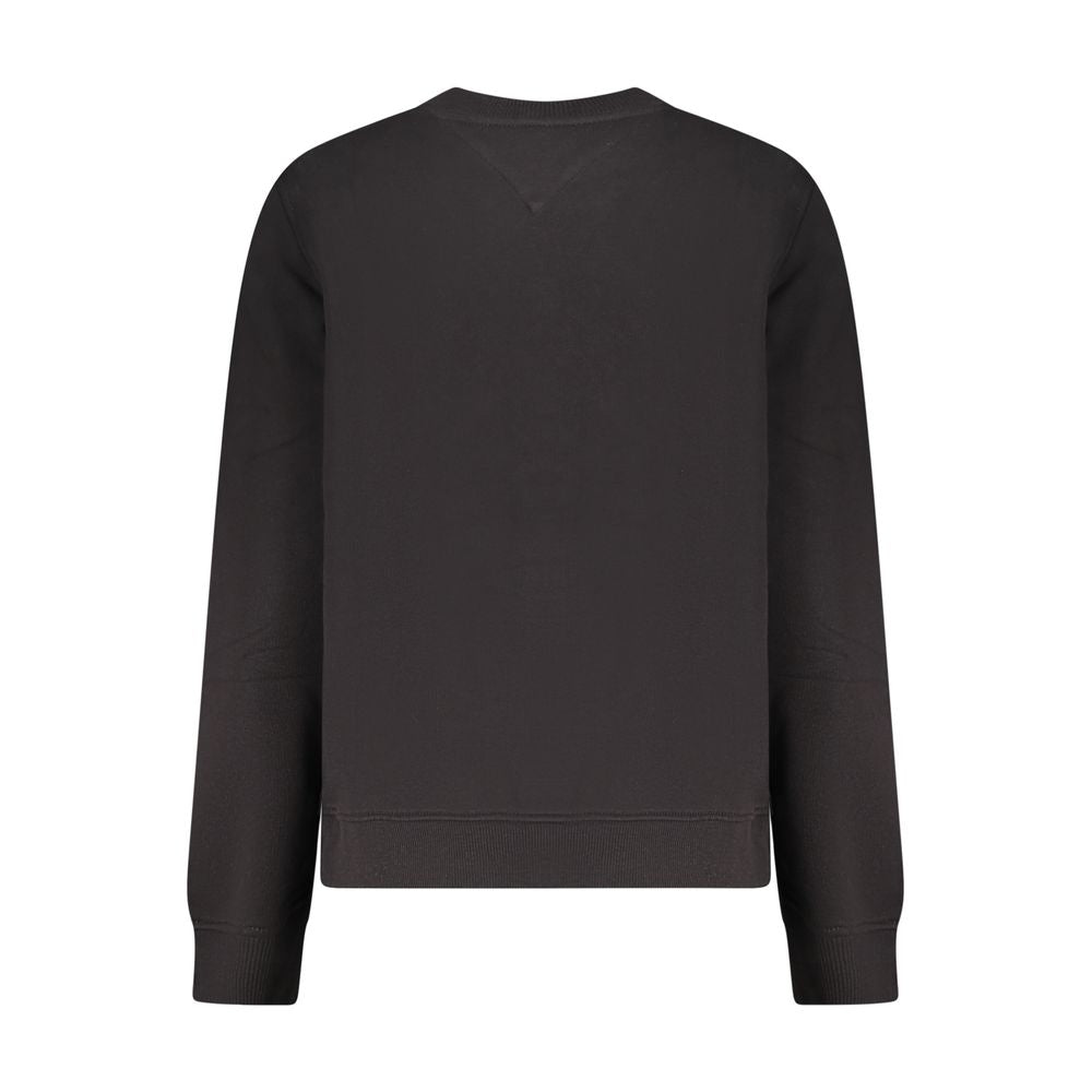 Tommy Hilfiger Black Cotton Women Sweatshirt