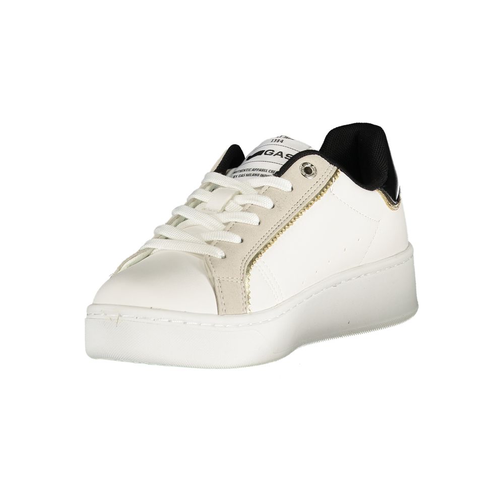 Gas White Polyurethane Women Sneakers