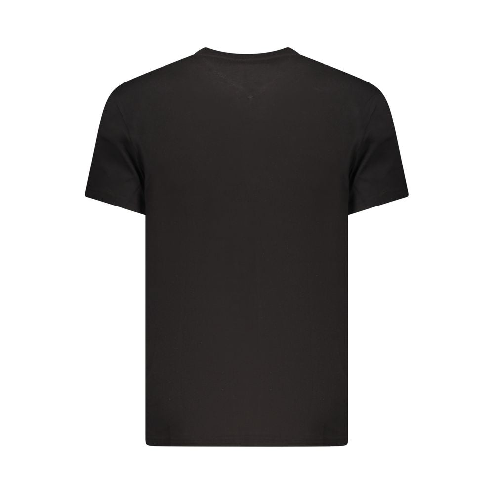Tommy Hilfiger Men's Logo-Print T-Shirt – Black