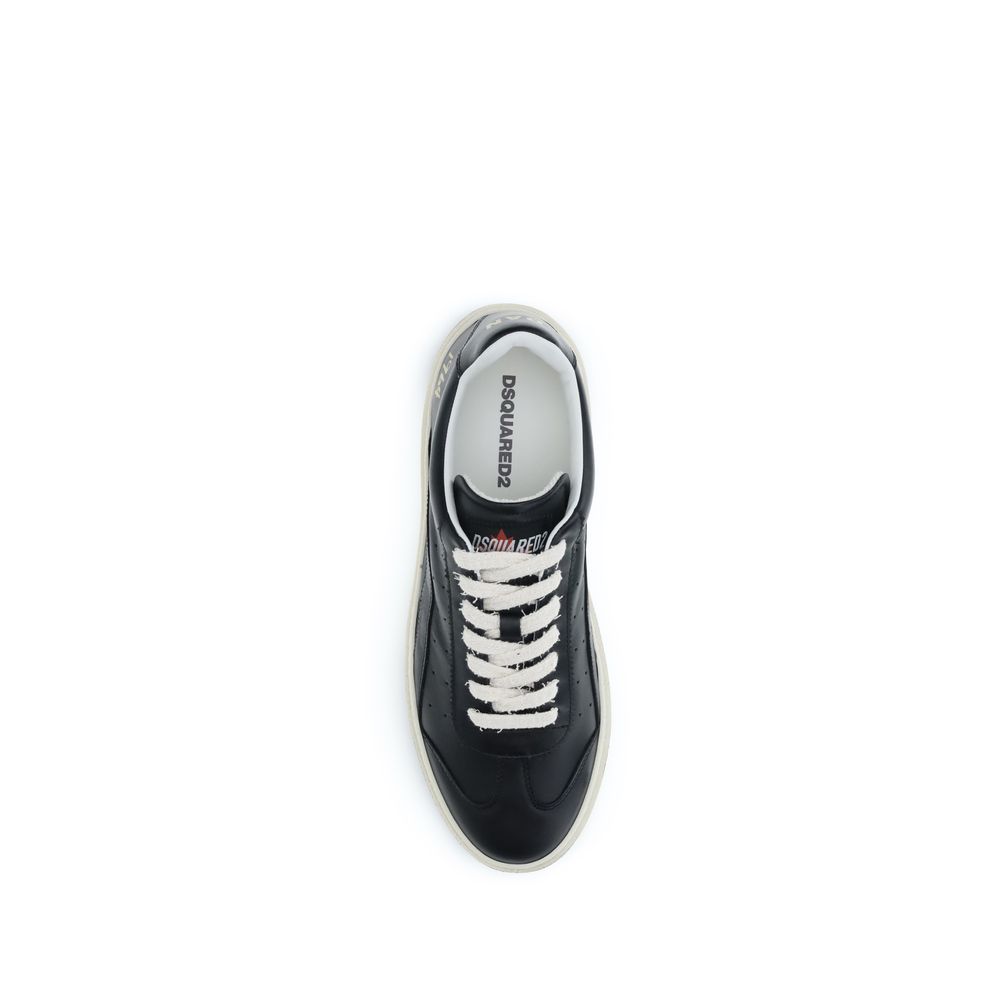 Dsquared² Rider Calf Leather Sneakers – Black