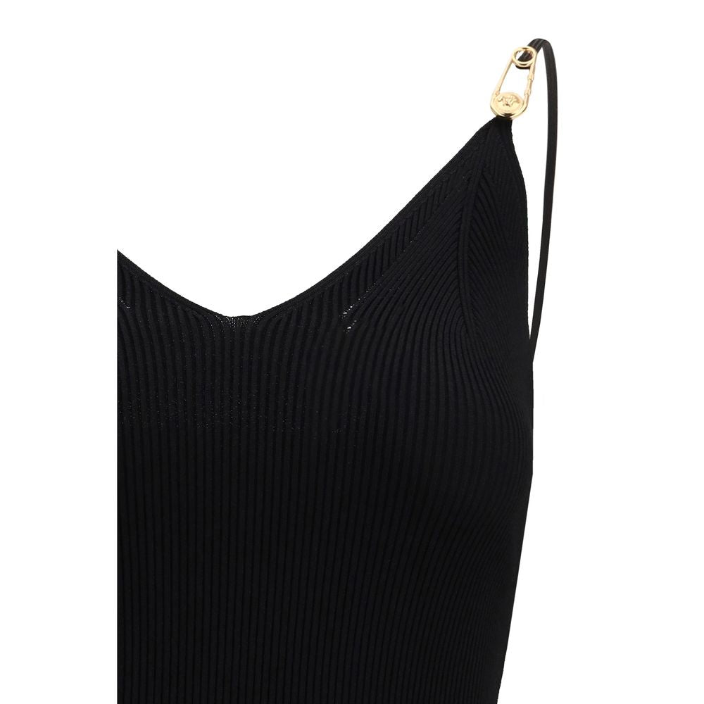 Versace Black Viscose Casual Dress