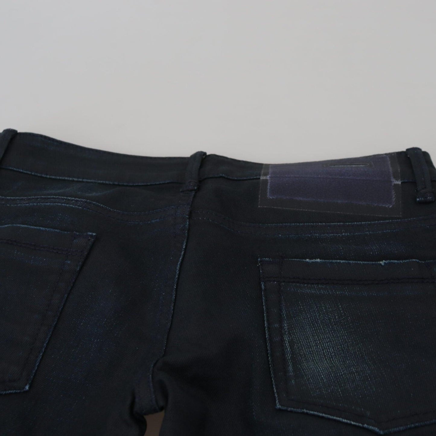 Acht Blue Low Waist Slim Fit Women Denim Jeans