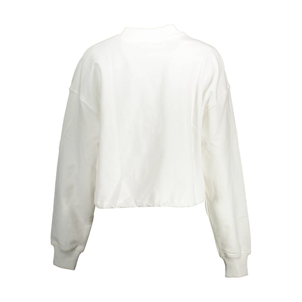 Calvin Klein Bianco Cotton Woman Sweatshirt