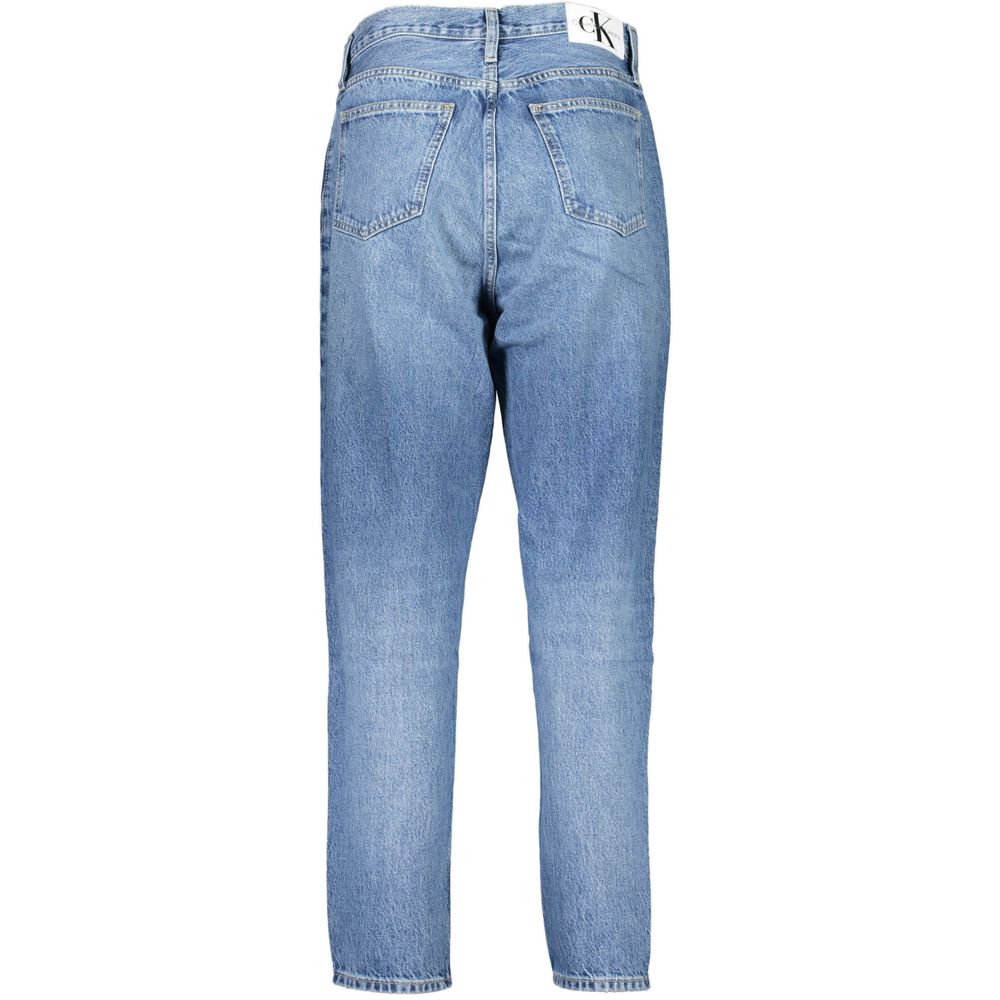 Calvin Klein Blue Cotton Jeans & Pant