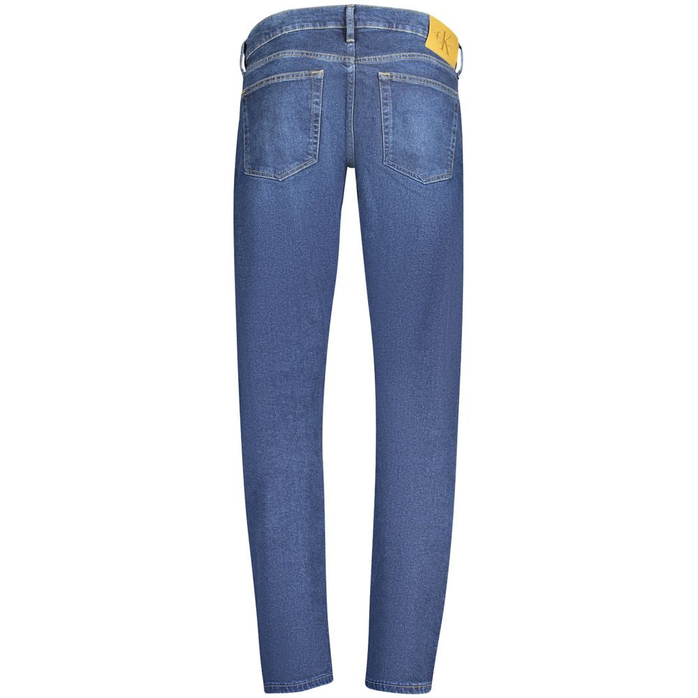 Calvin Klein Blue Cotton Men Jeans