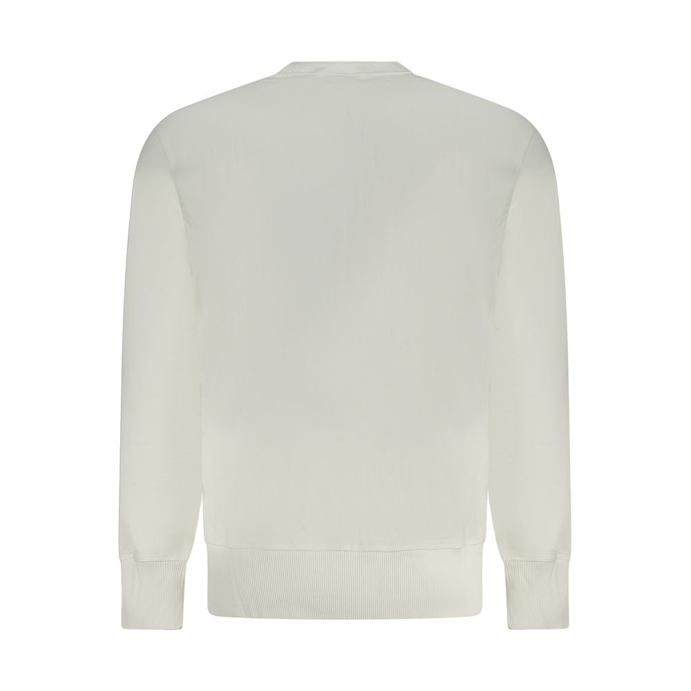 Calvin Klein White Cotton Men Sweatshirt