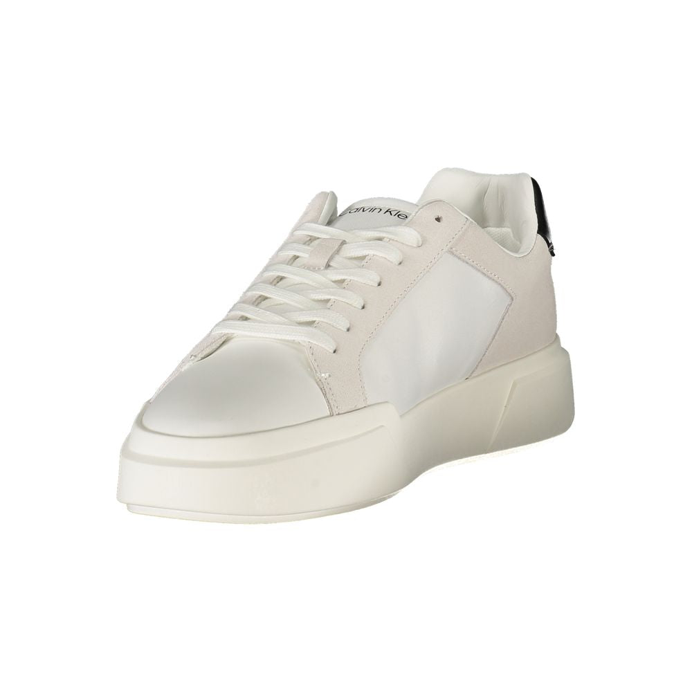 Calvin Klein White Polyester Sneakers