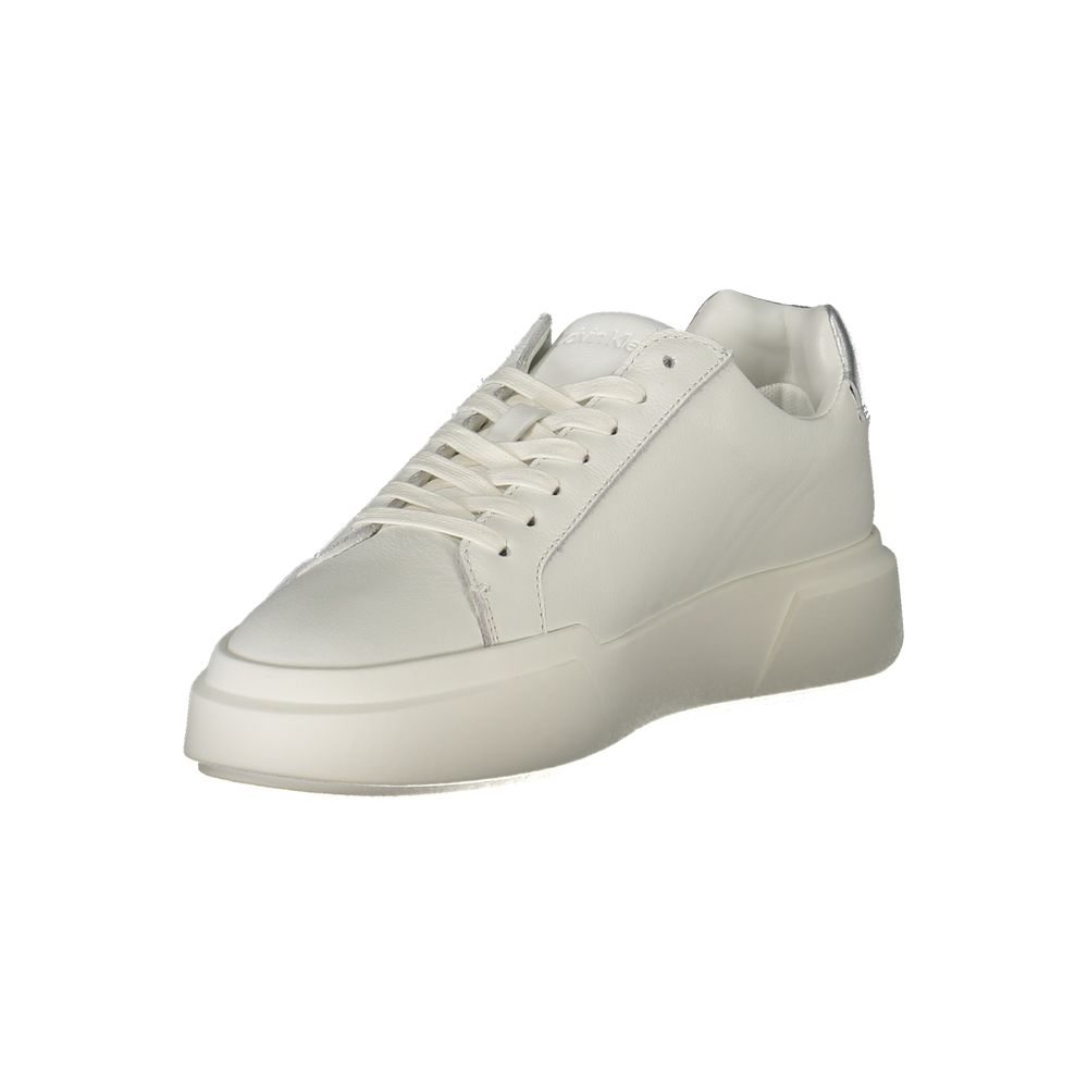 Calvin Klein White Polyester Sneakers