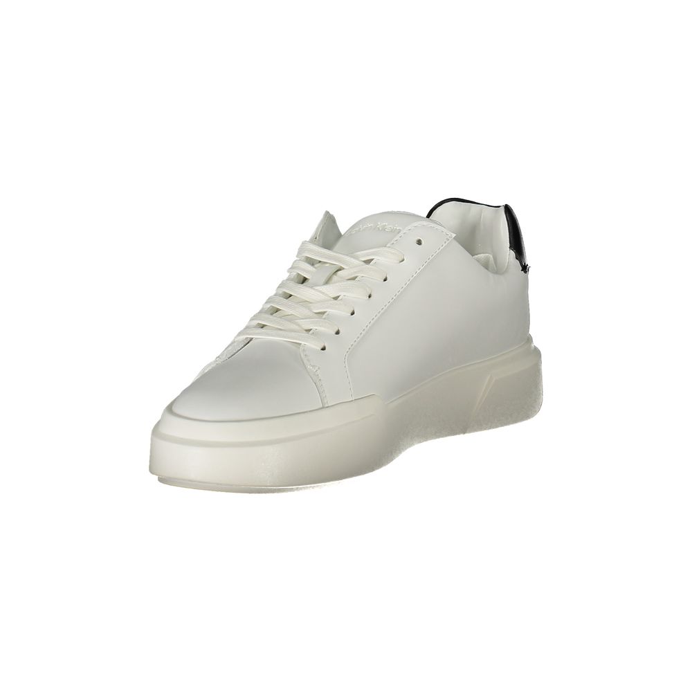 Calvin Klein White Polyester Sneakers