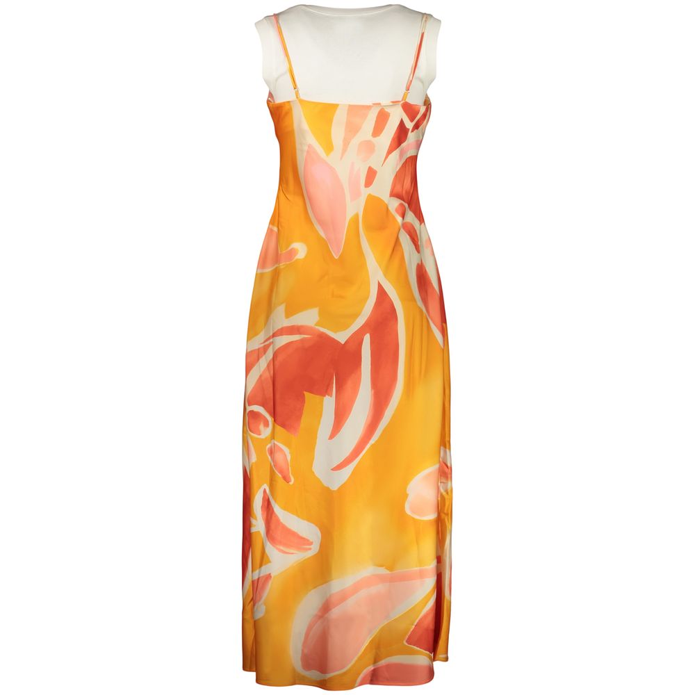 Desigual Arancione Polyester Woman Dress