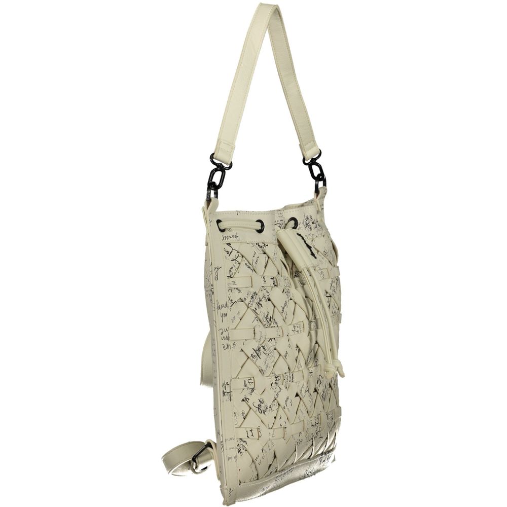 Desigual DE-47198 white polyethylene backpack