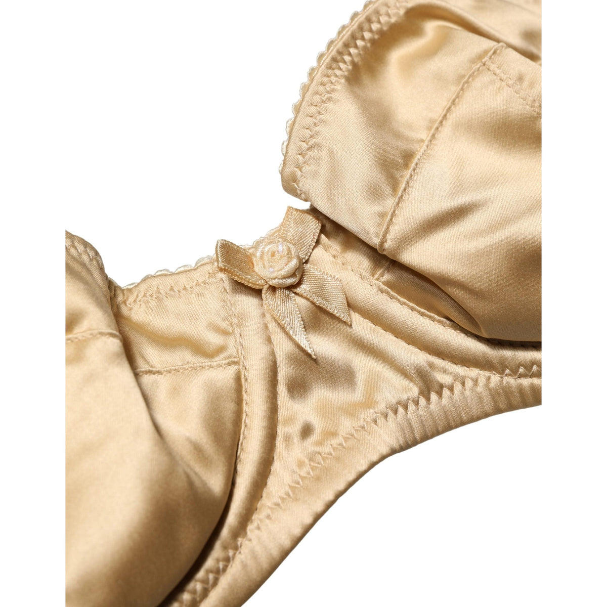Dolce & Gabbana Beige Semi-Pad Underwire Balconette Bra Underwear