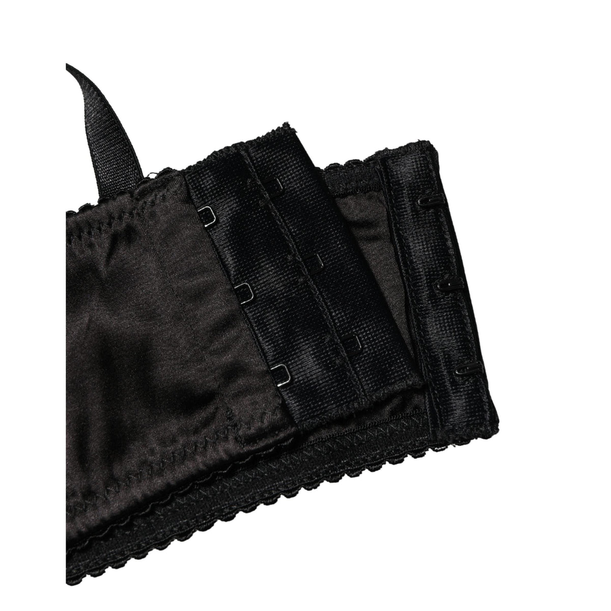 Dolce & Gabbana Black Semi-Pad Underwire Balconette Bra Underwear