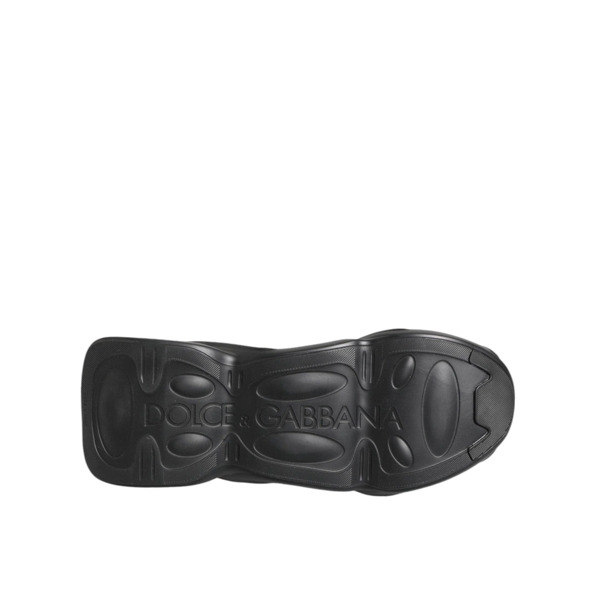 Dolce & Gabbana Black Slip On Wave Low Top Sneakers Shoes