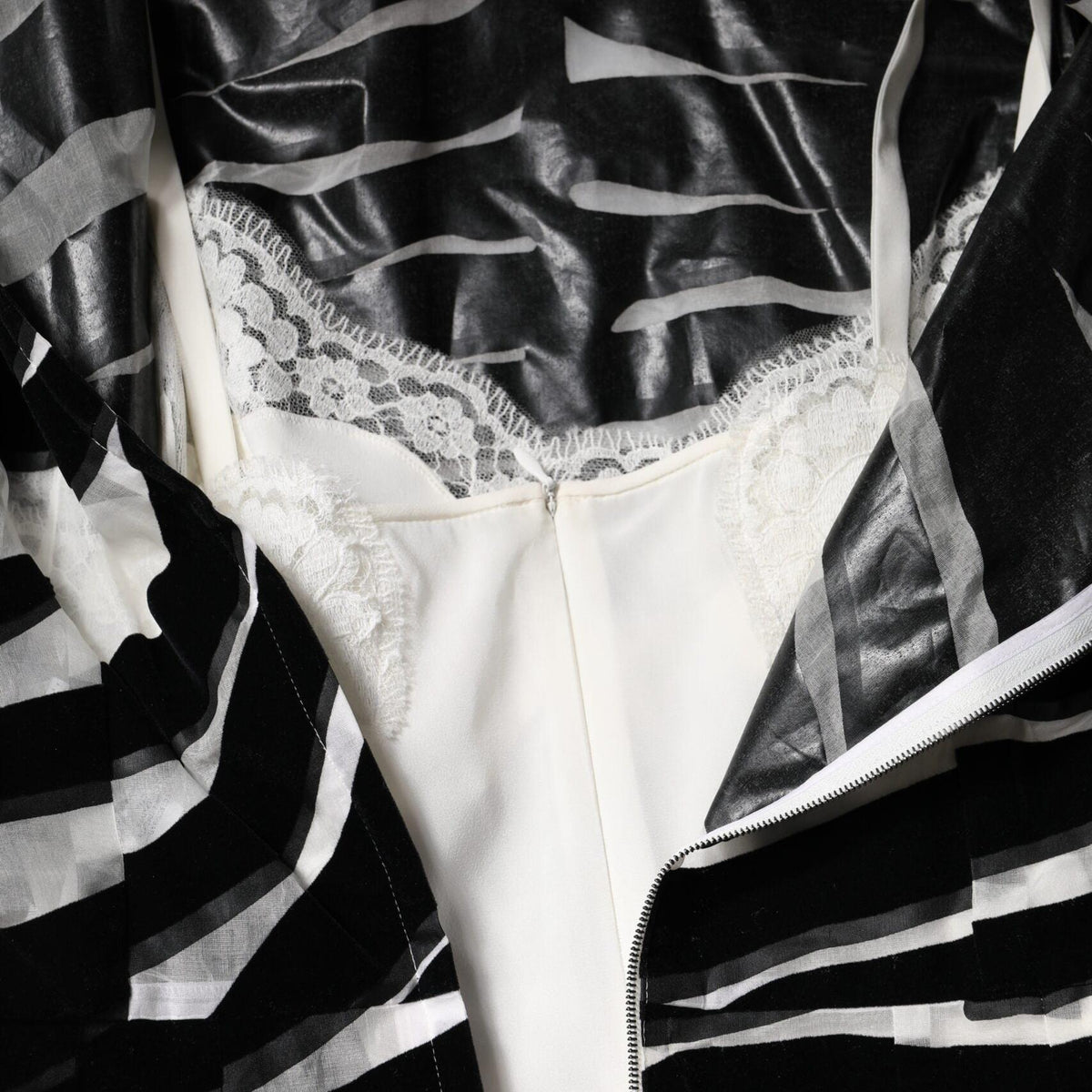 Dolce & Gabbana Black White Zebra A-line Sheath Mini Dress