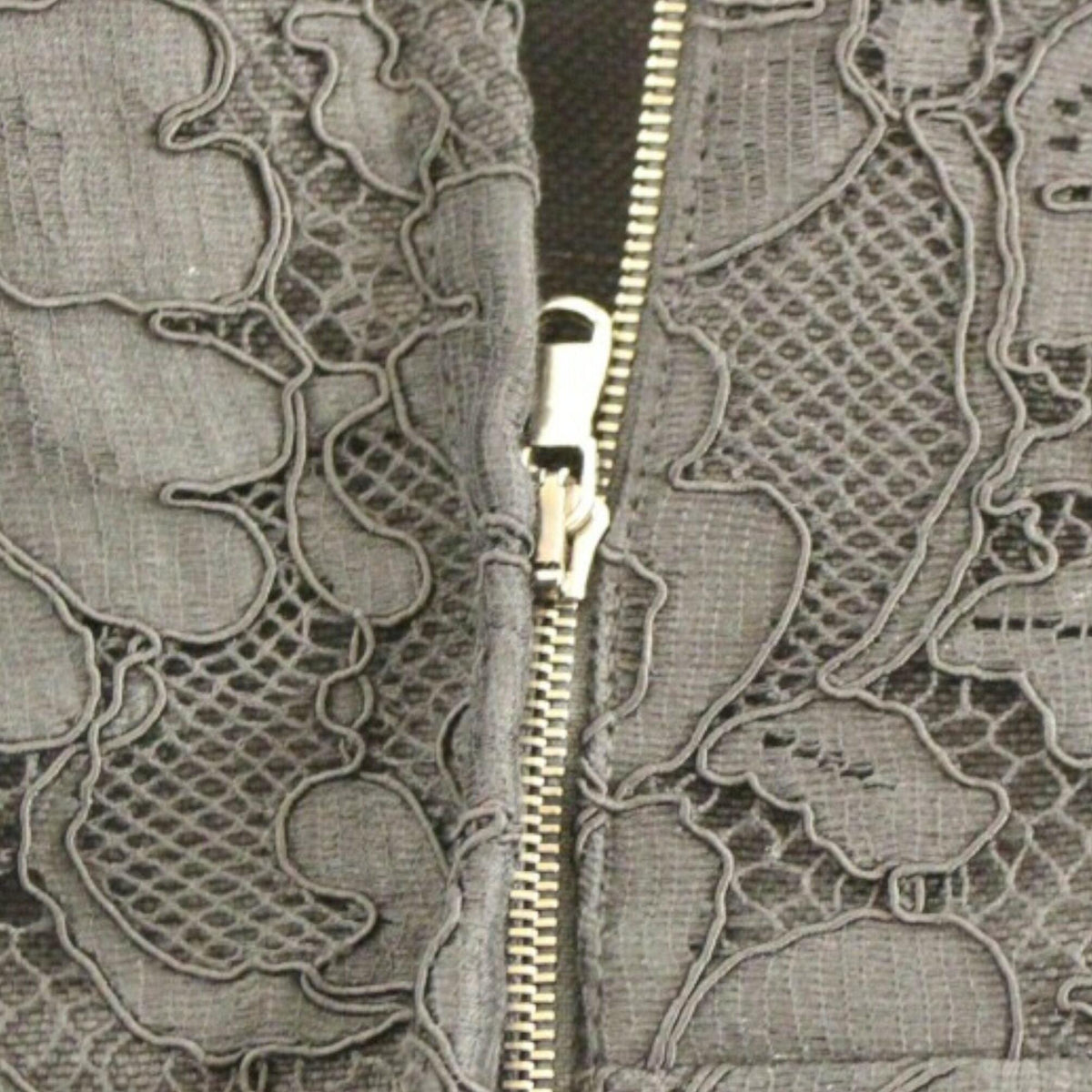 Dolce & Gabbana Black floral lace sicily runway dress