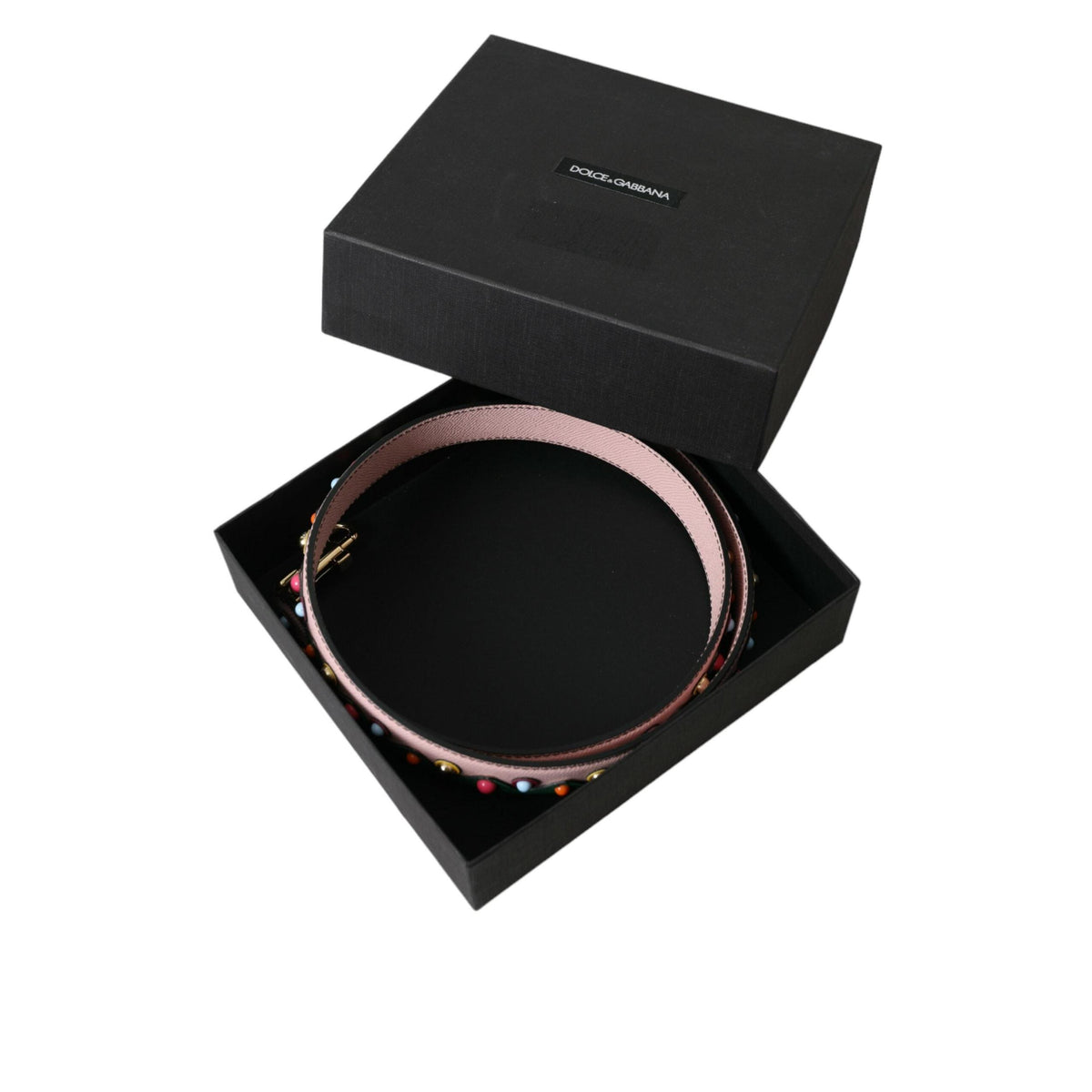 Dolce & Gabbana WMB306 pink leather bag strap