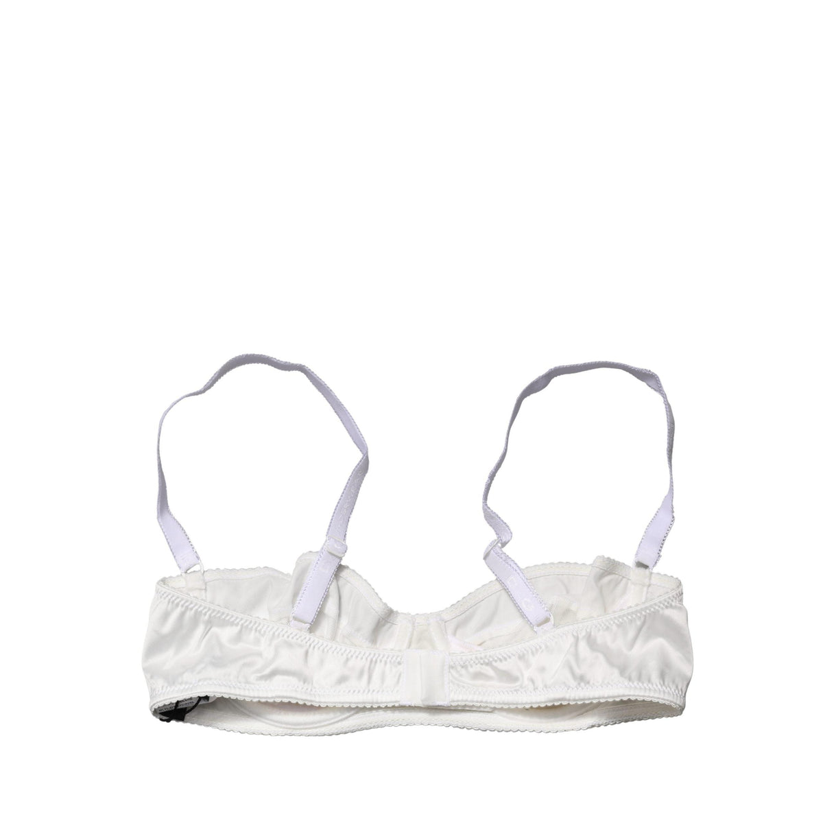 Dolce & Gabbana White Semi-Pad Underwire Balconette Bra Underwear