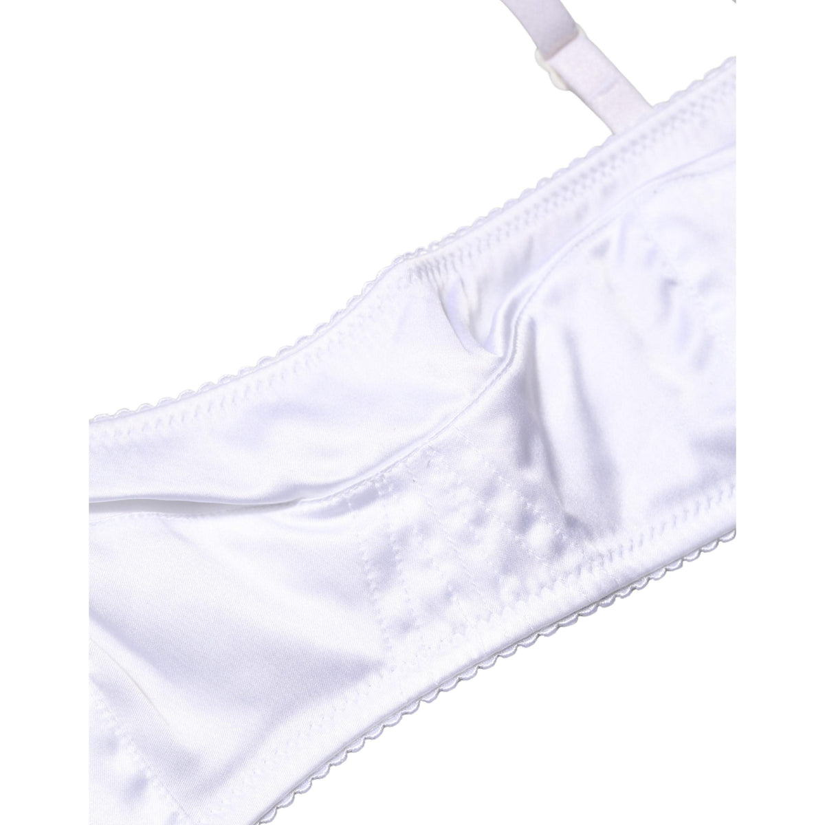 Dolce & Gabbana White Semi-Pad Underwire Balconette Bra Underwear