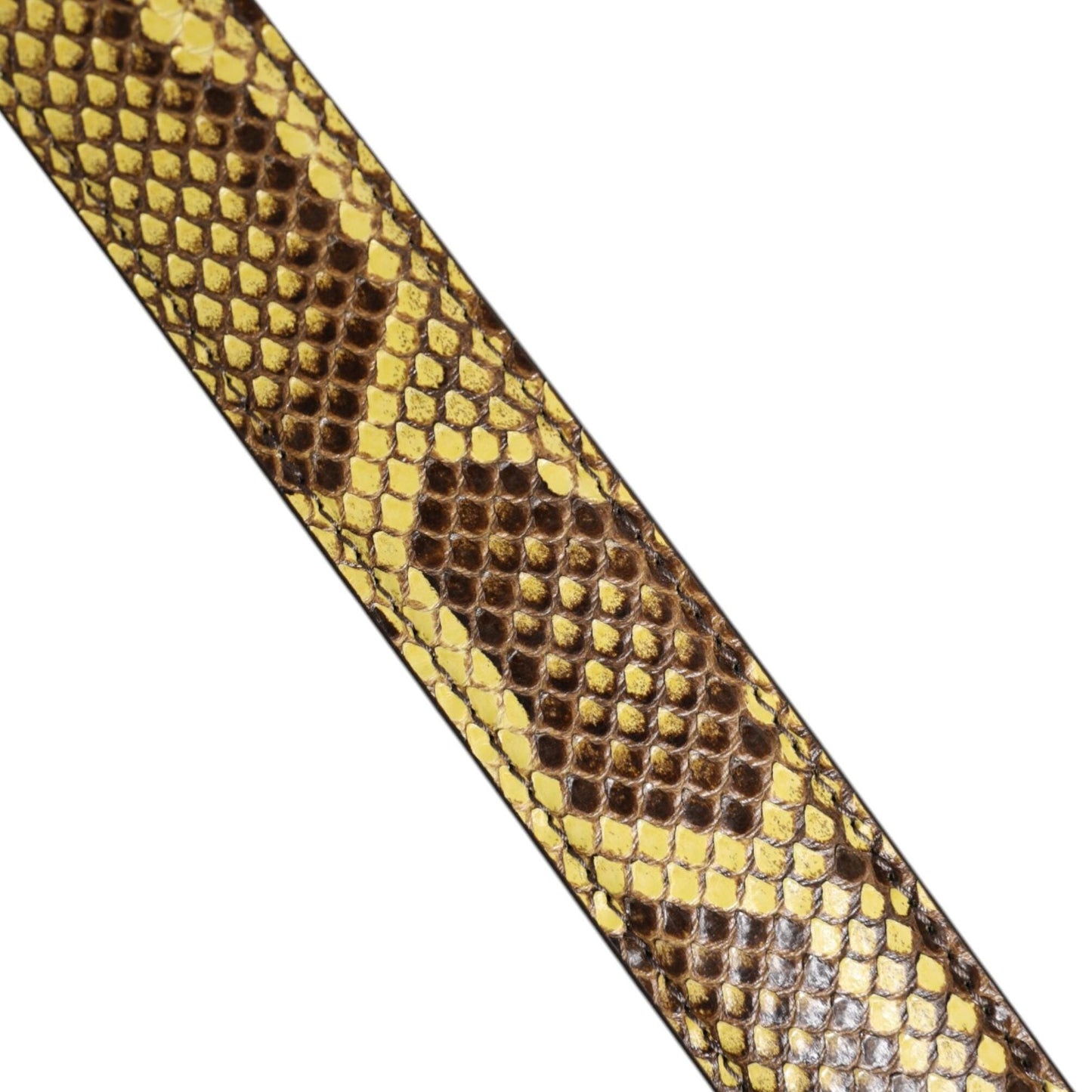 Dolce & Gabbana Yellow Exotic Leather Bag Shoulder Strap