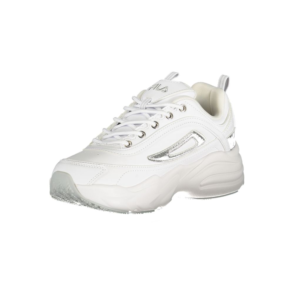 Fila White Polyurethane Women Sneakers