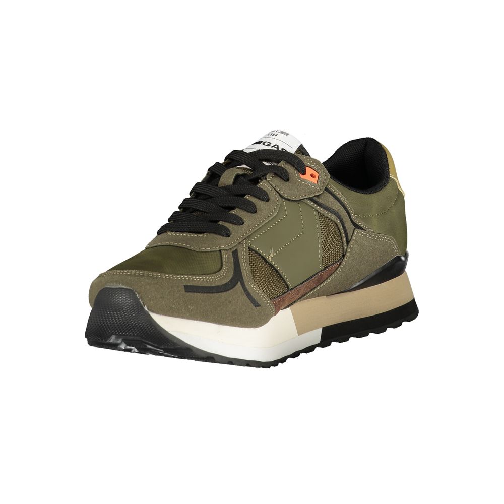 Gas Verde Poliestere Men Sneakers
