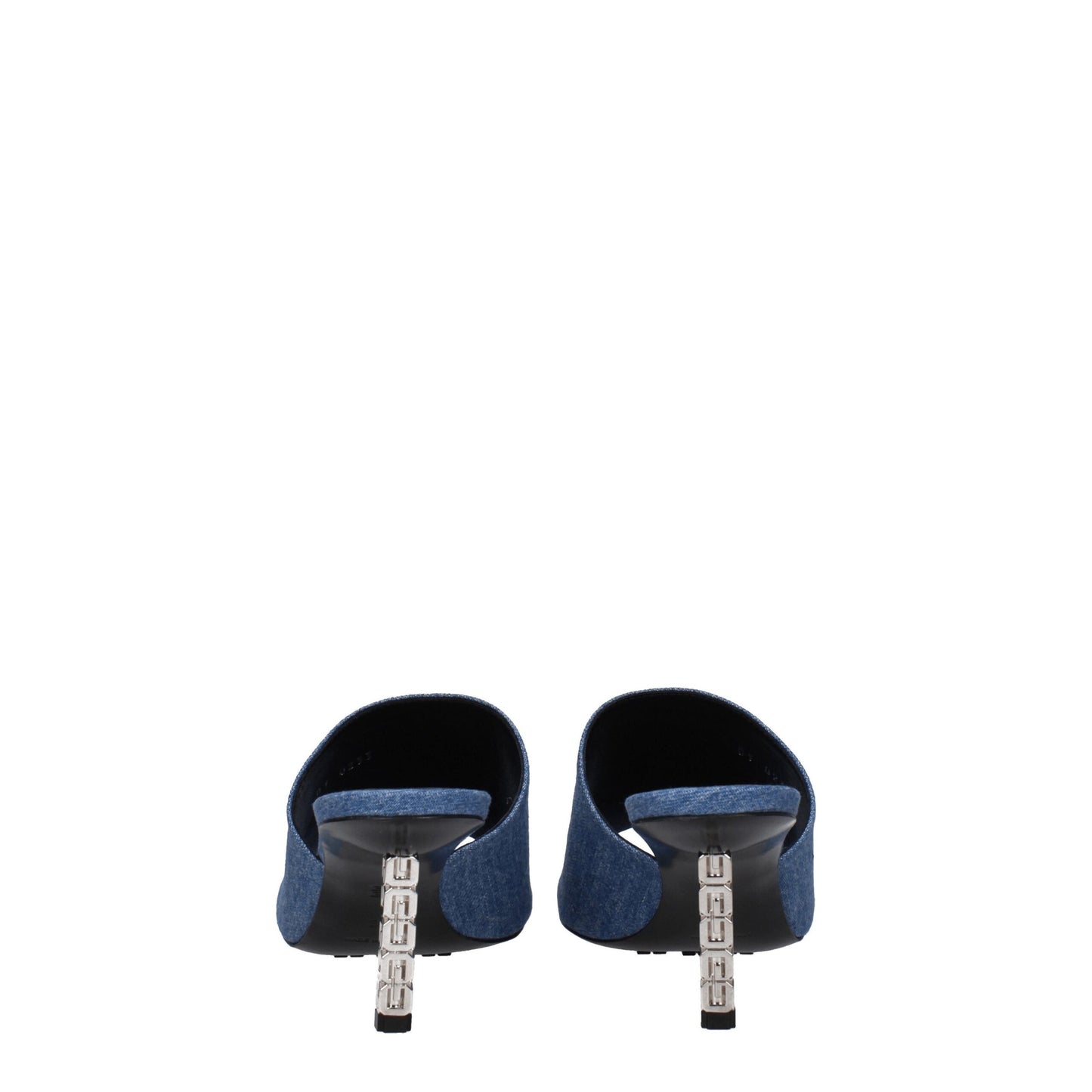 Givenchy Blue Fabric Platforms