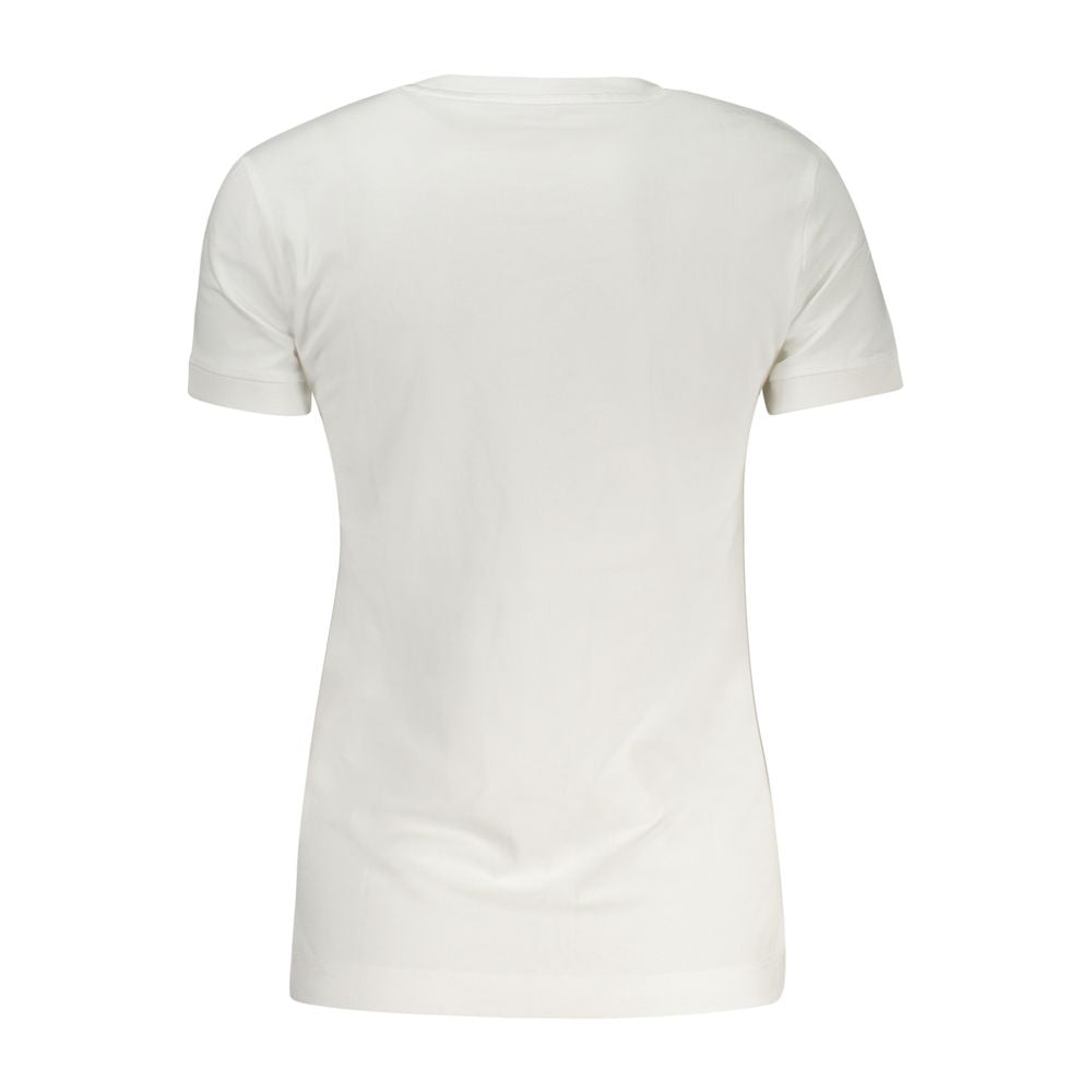 Guess Jeans Bianco Cotton Women T-Shirt