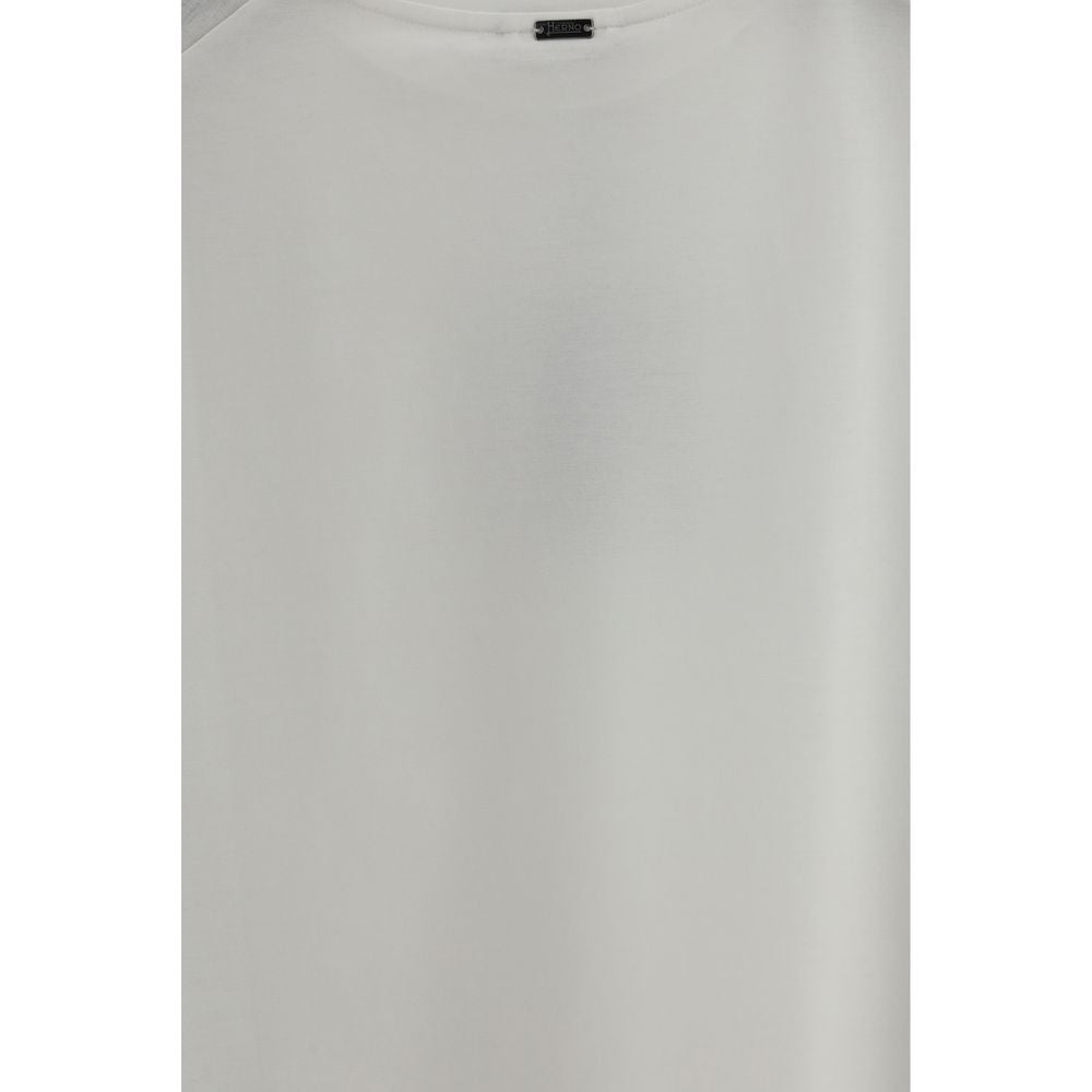 Herno White Cotton T-Shirt