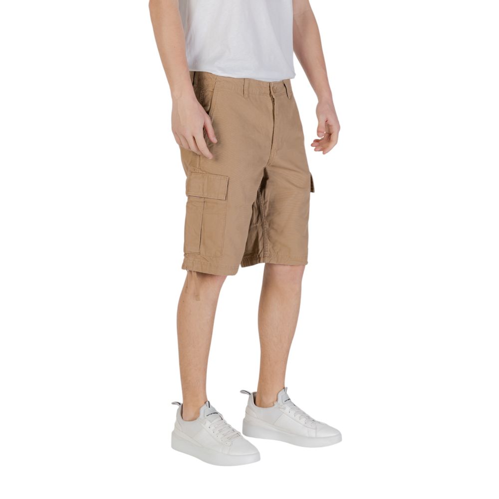 Jack Jones Beige Cotton Bermuda