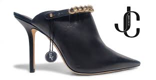 Jimmy Choo Lexx 100 Black Gold Pump Heels