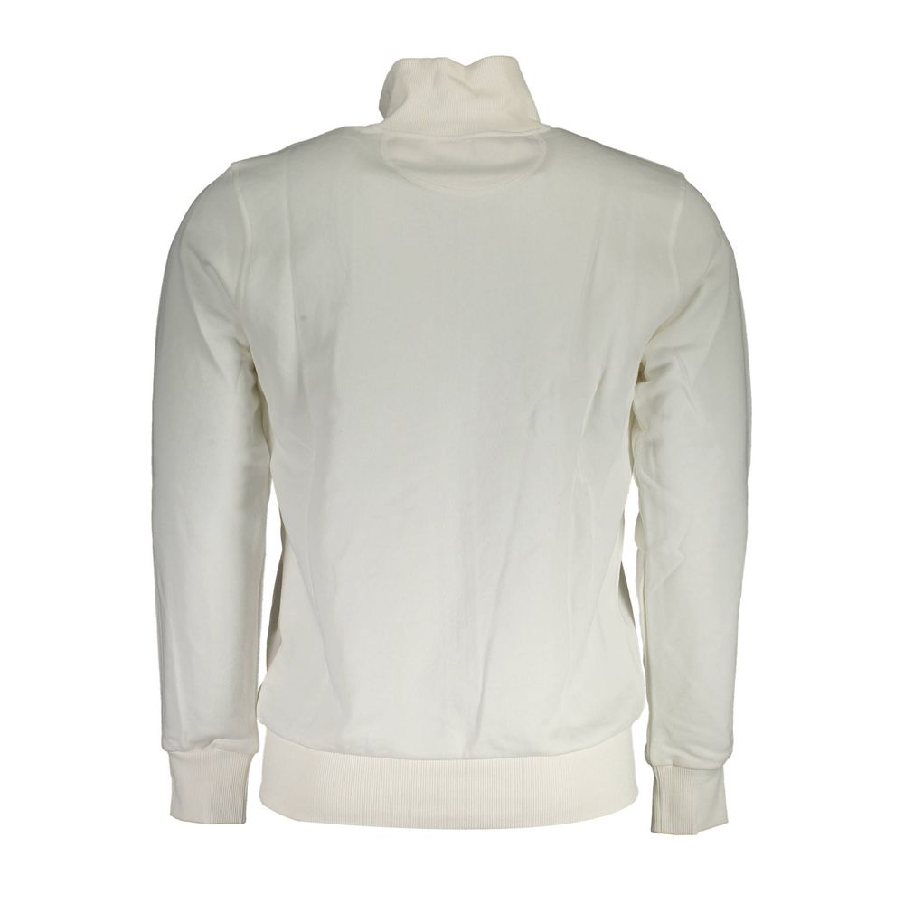 La Martina White Cotton Men Sweater