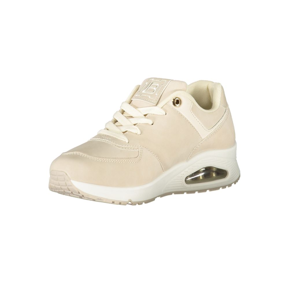 Laura Biagiotti Beige Polyester Sneakers