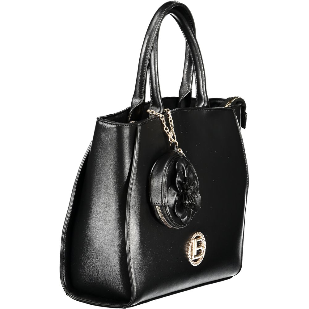 Laura Biagiotti Black PVC Women Handbag