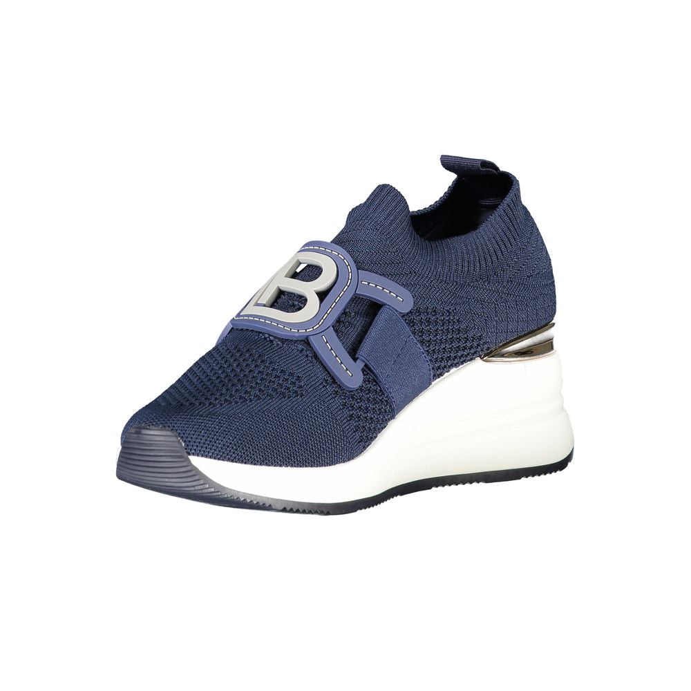 Laura Biagiotti Blue Polyester Sneakers