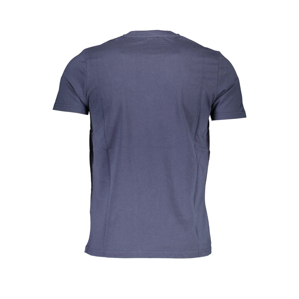 North Sails Blu Cotton Men T-Shirt