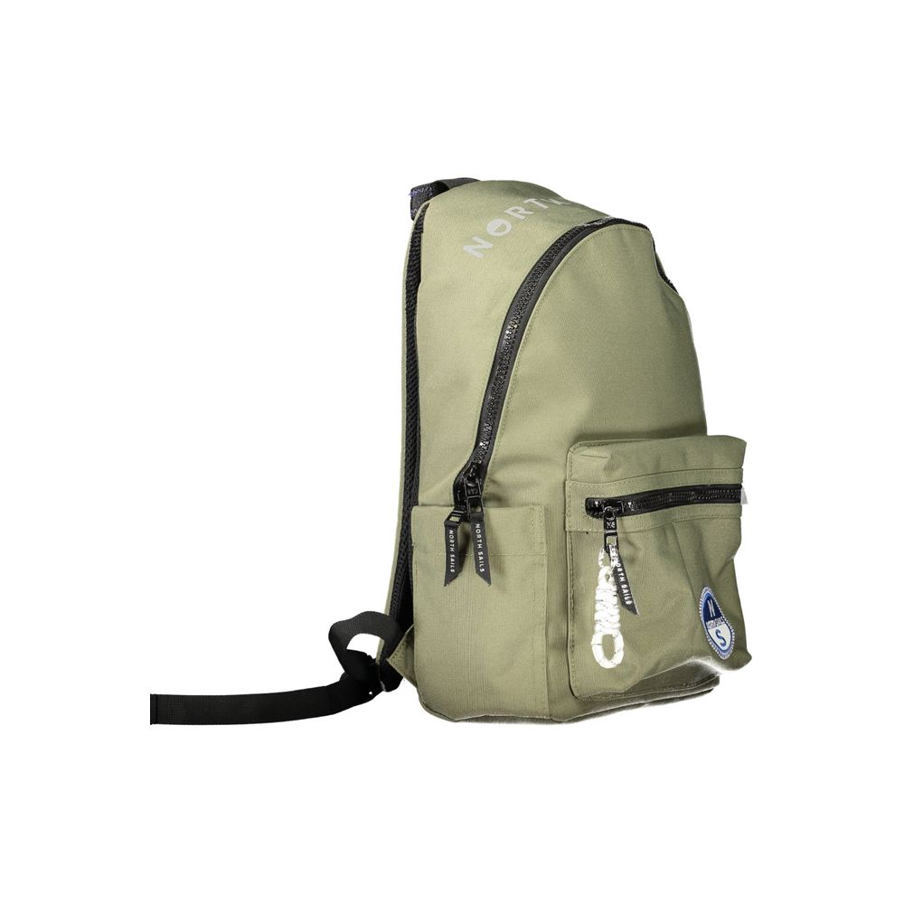 North Sails Green Polyester Backpack