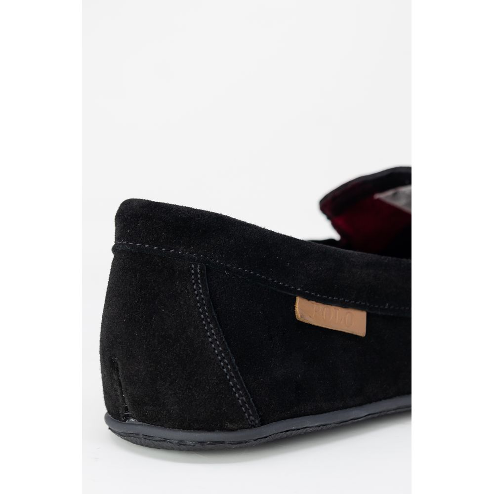 Ralph Lauren RA-10220300009 black faux fur slippers