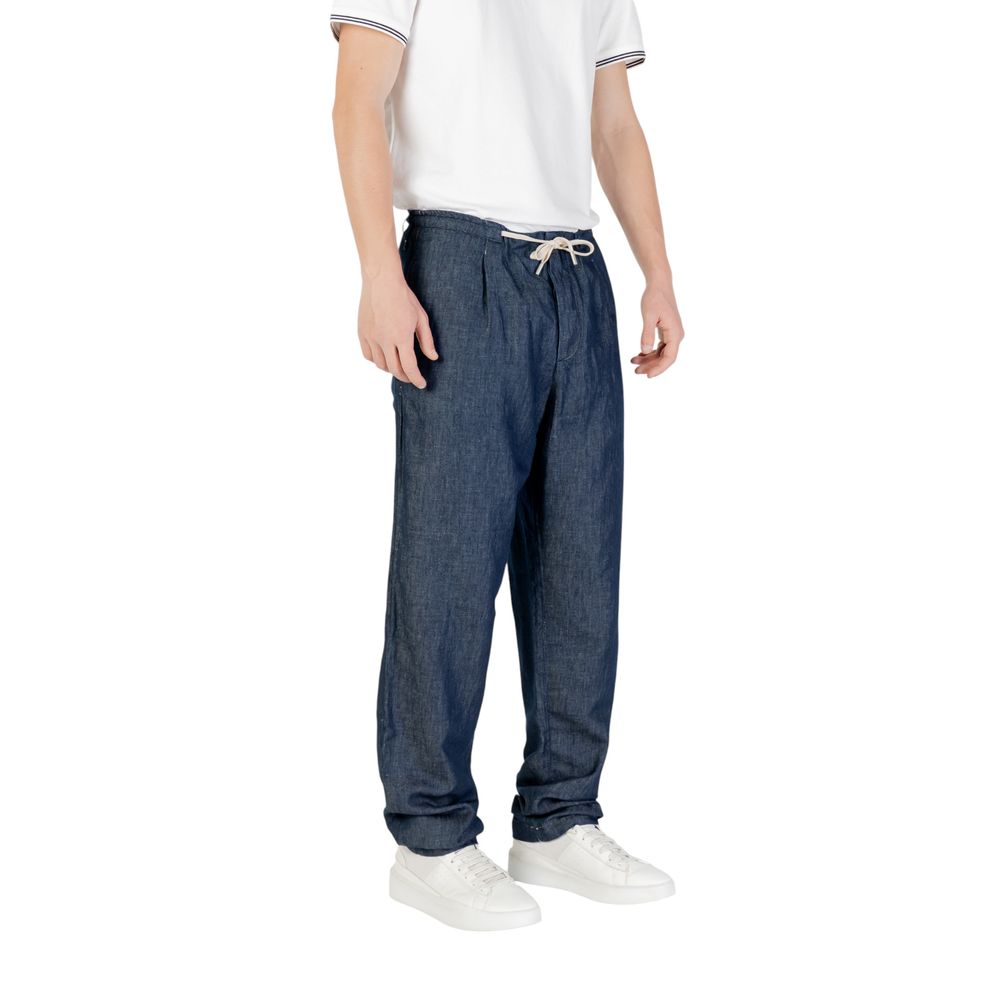 Replay Blue Cotton Pant