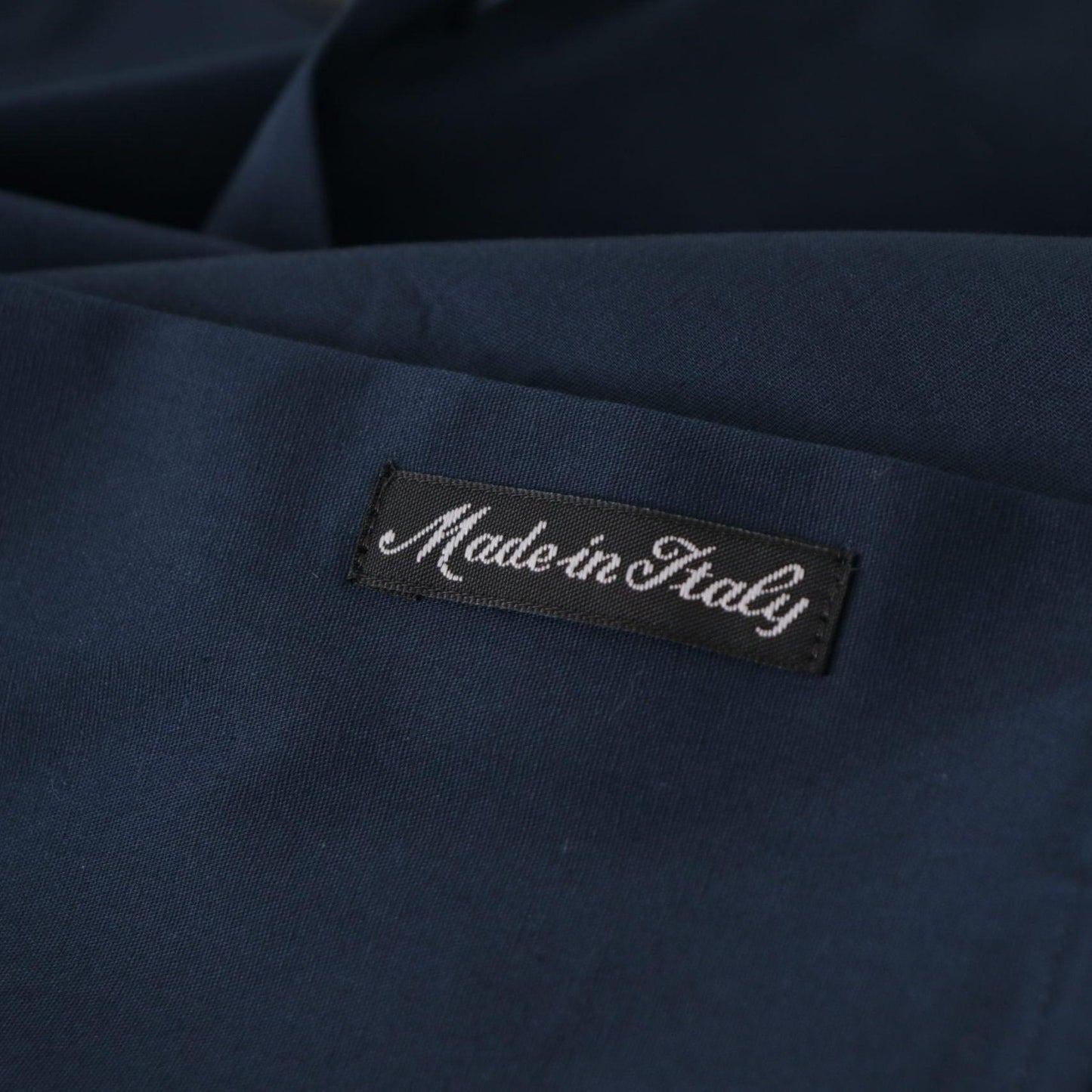 Roberto Cavalli Navy Blue Cotton Dress Formal Shirt