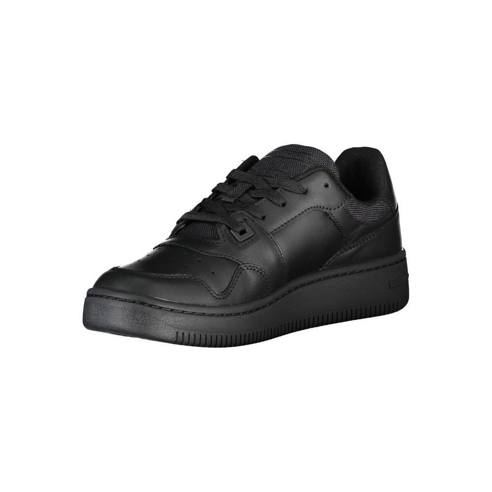 Tommy Hilfiger Black Polyester Sneakers