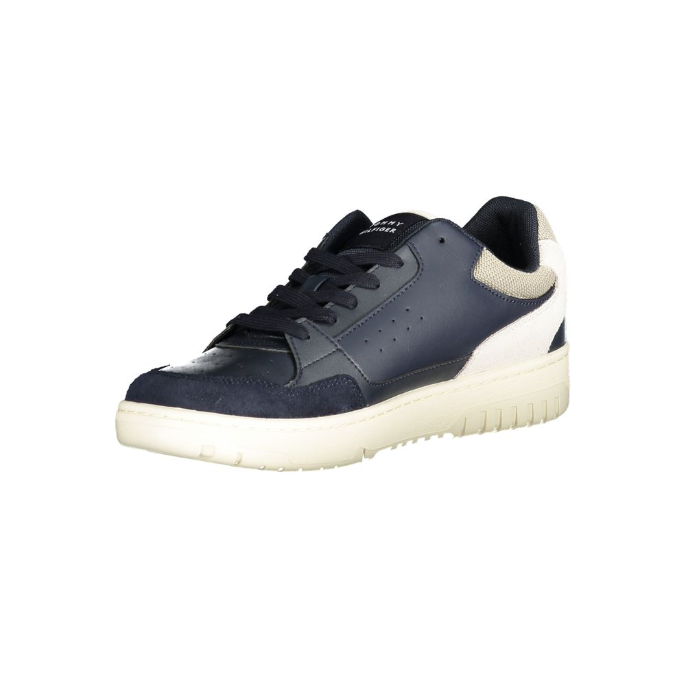 Tommy Hilfiger Blue Polyethylene Men Sneakers