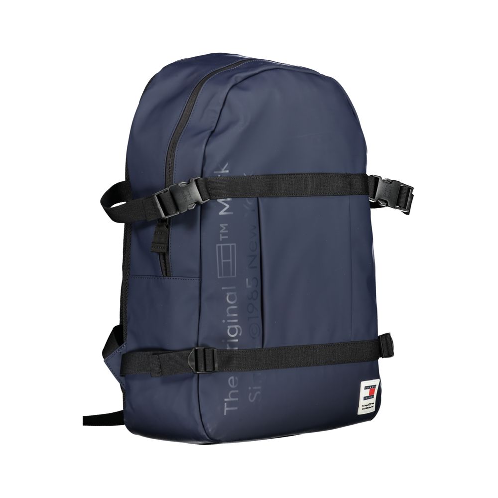 Tommy Hilfiger TO-30694 blue polyurethane backpack for men