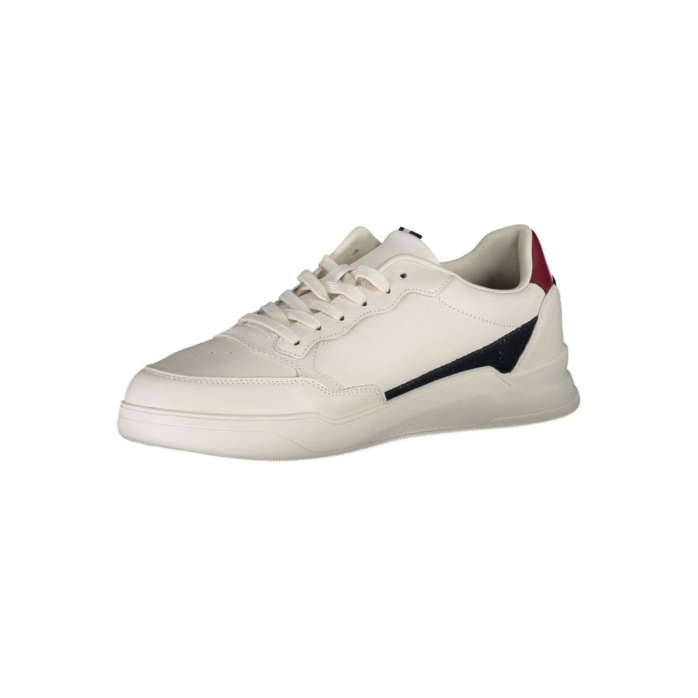 Tommy Hilfiger White Polyester Sneakers
