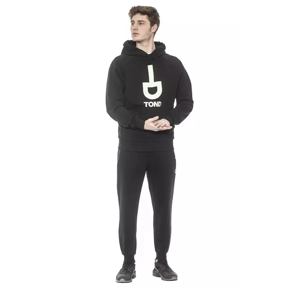 Tond Black Cotton Men Sweater
