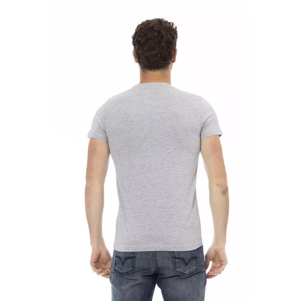 Trussardi Action Gray Cotton Men's T-Shirt