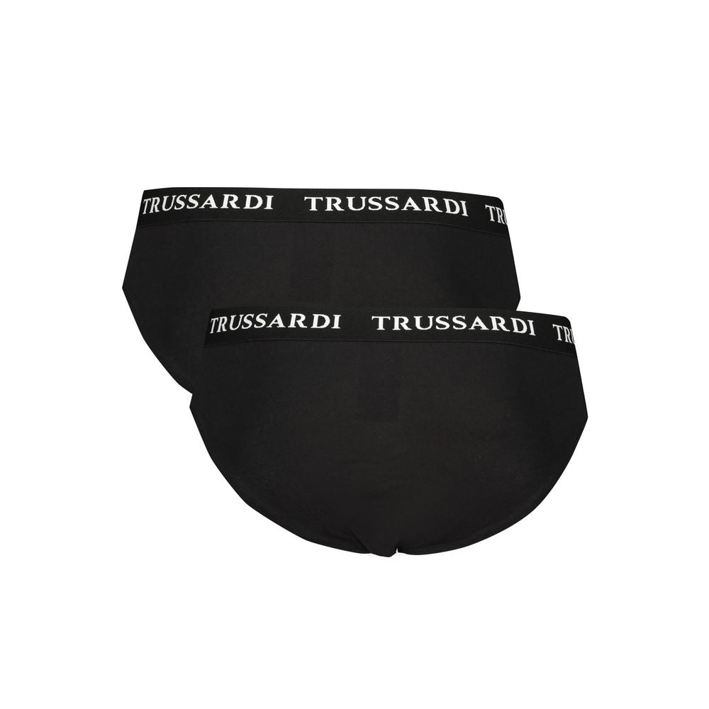 Trussardi Black Cotton Men's Underwear