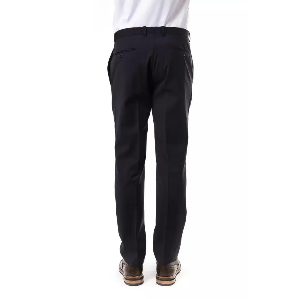 Uominitaliani Gray Wool Men Pants