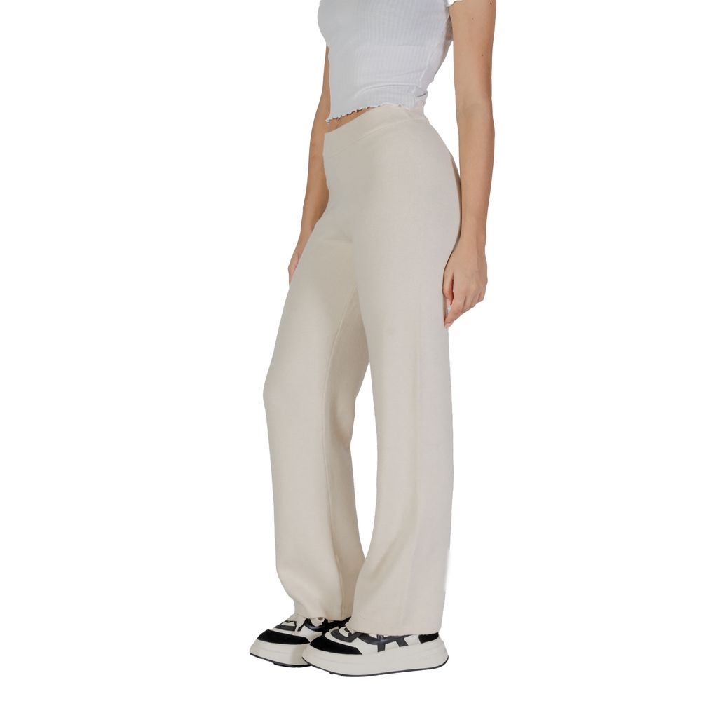 Vero Moda Cream Viscose Pant