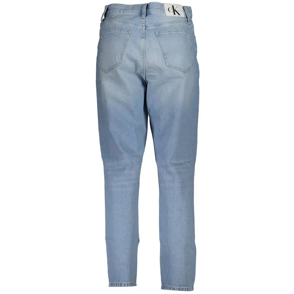 Calvin Klein lyse blå straight-leg jeans, 100% originale brands